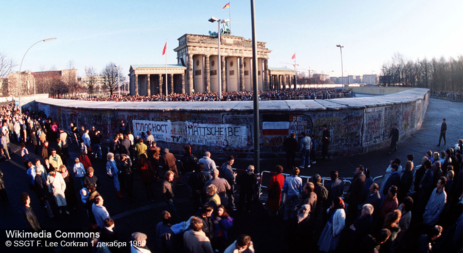 Бранденбургские ворота 1989